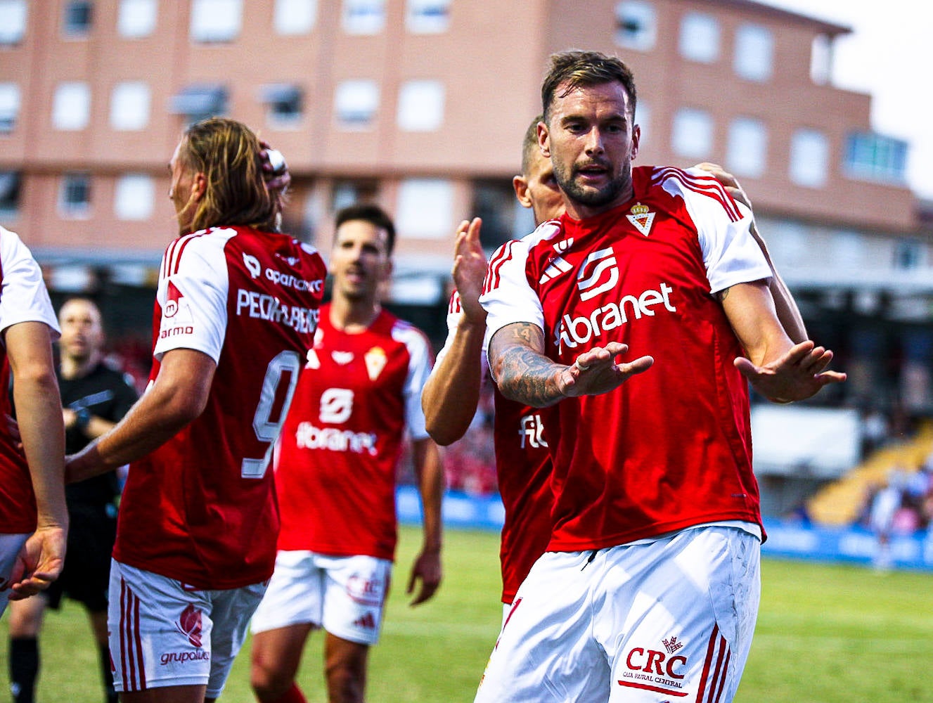 La victoria del Real Murcia frente al Alcoyano, en imágenes