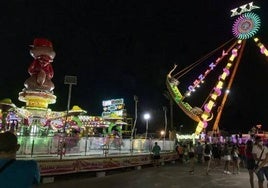 Atracciones en la Fica en la Feria de Murcia, este año.