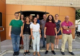 Parte del equipo del Grupo de Hematología Clínico-Experimental del IMIB y la Universidad de Murcia.