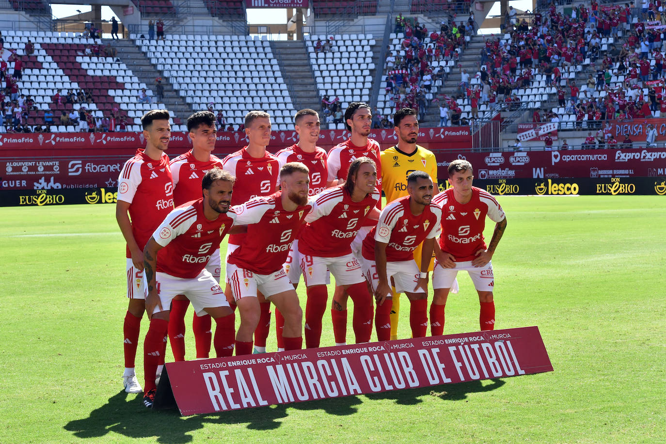 La victoria del Real Murcia contra el Mérida, en imágenes