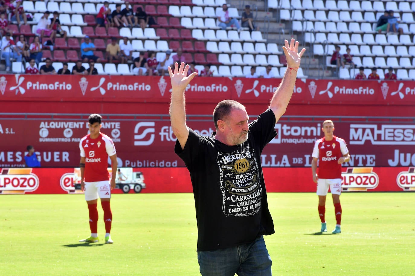 La victoria del Real Murcia contra el Mérida, en imágenes