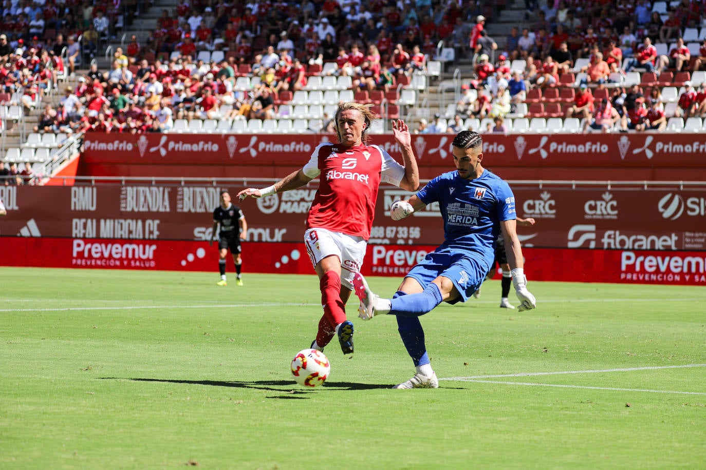 La victoria del Real Murcia contra el Mérida, en imágenes