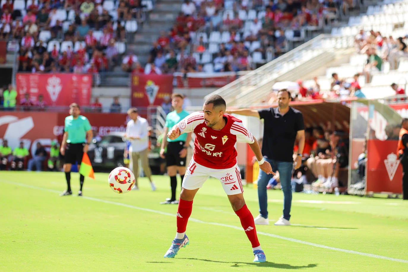 La victoria del Real Murcia contra el Mérida, en imágenes