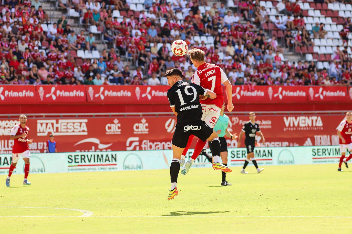 La victoria del Real Murcia contra el Mérida, en imágenes