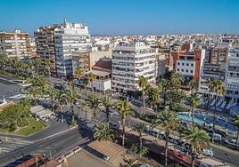 La futura zona de bajas emisiones ocupará el centro del casco urbano de Torrevieja.