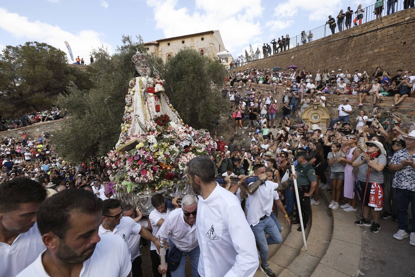 En imágenes, la Romería de la Virgen de la Fuensanta en Murcia