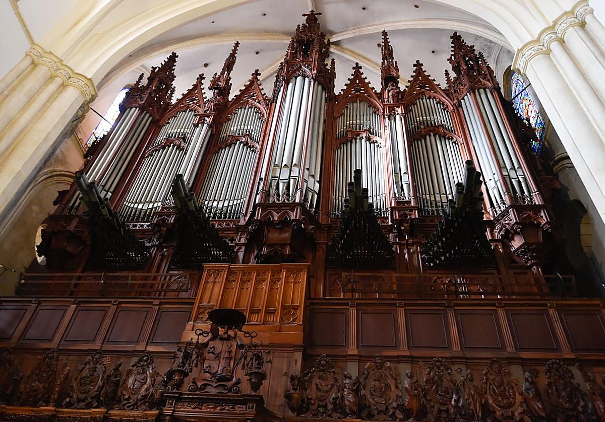 El órgano de la Catedral de Murcia, en una imagen de archivo.