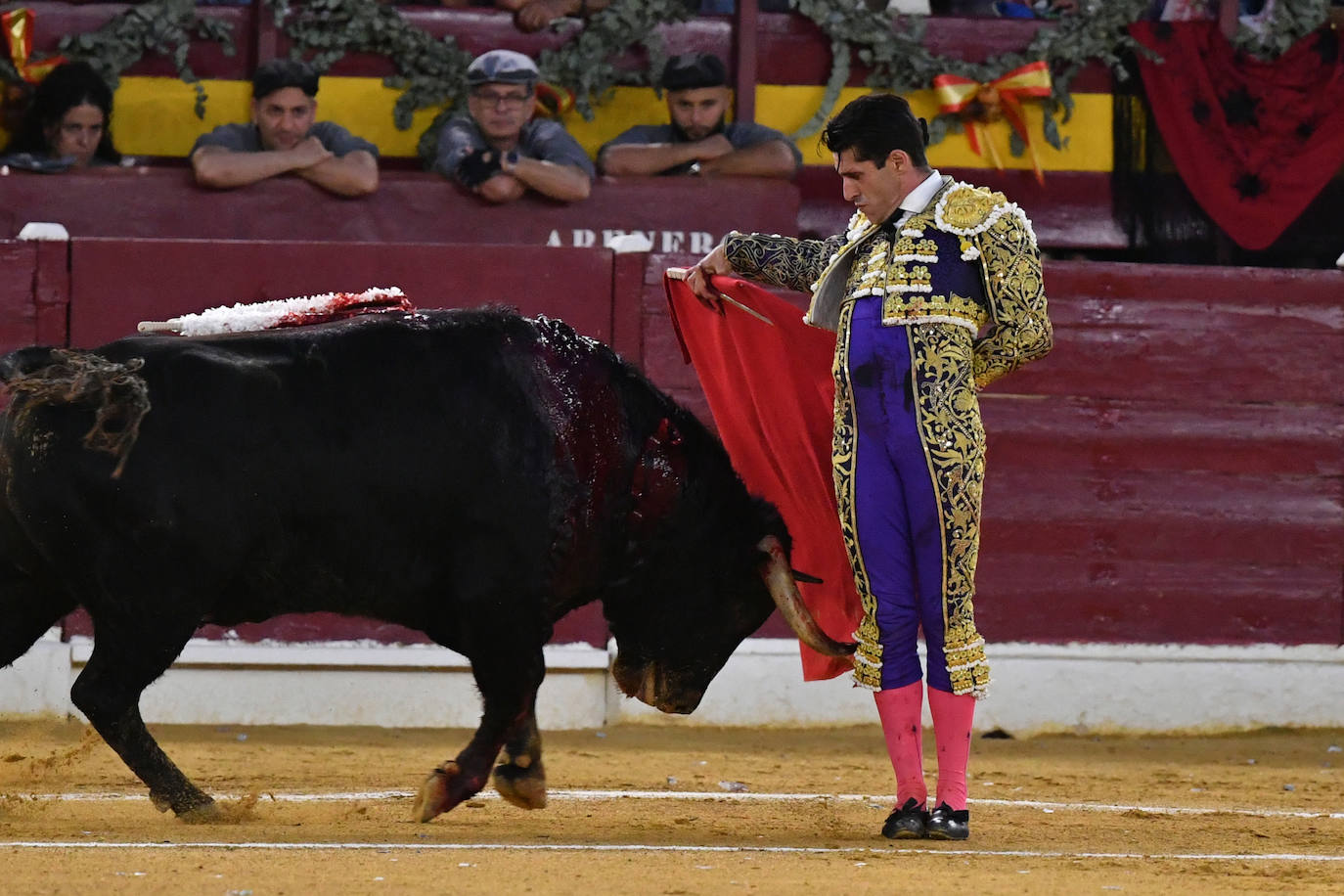 Las imágenes de la corrida de la Romería en Murcia