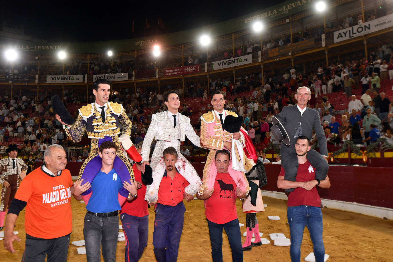 Las imágenes de la corrida de la Romería en Murcia