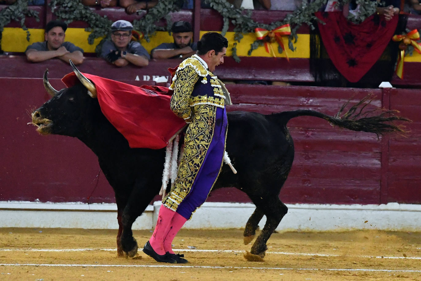 Las imágenes de la corrida de la Romería en Murcia