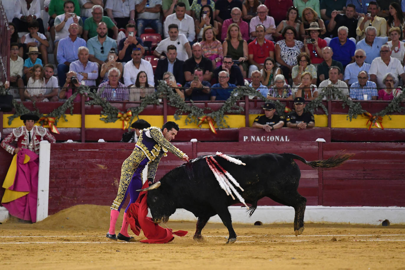 Las imágenes de la corrida de la Romería en Murcia