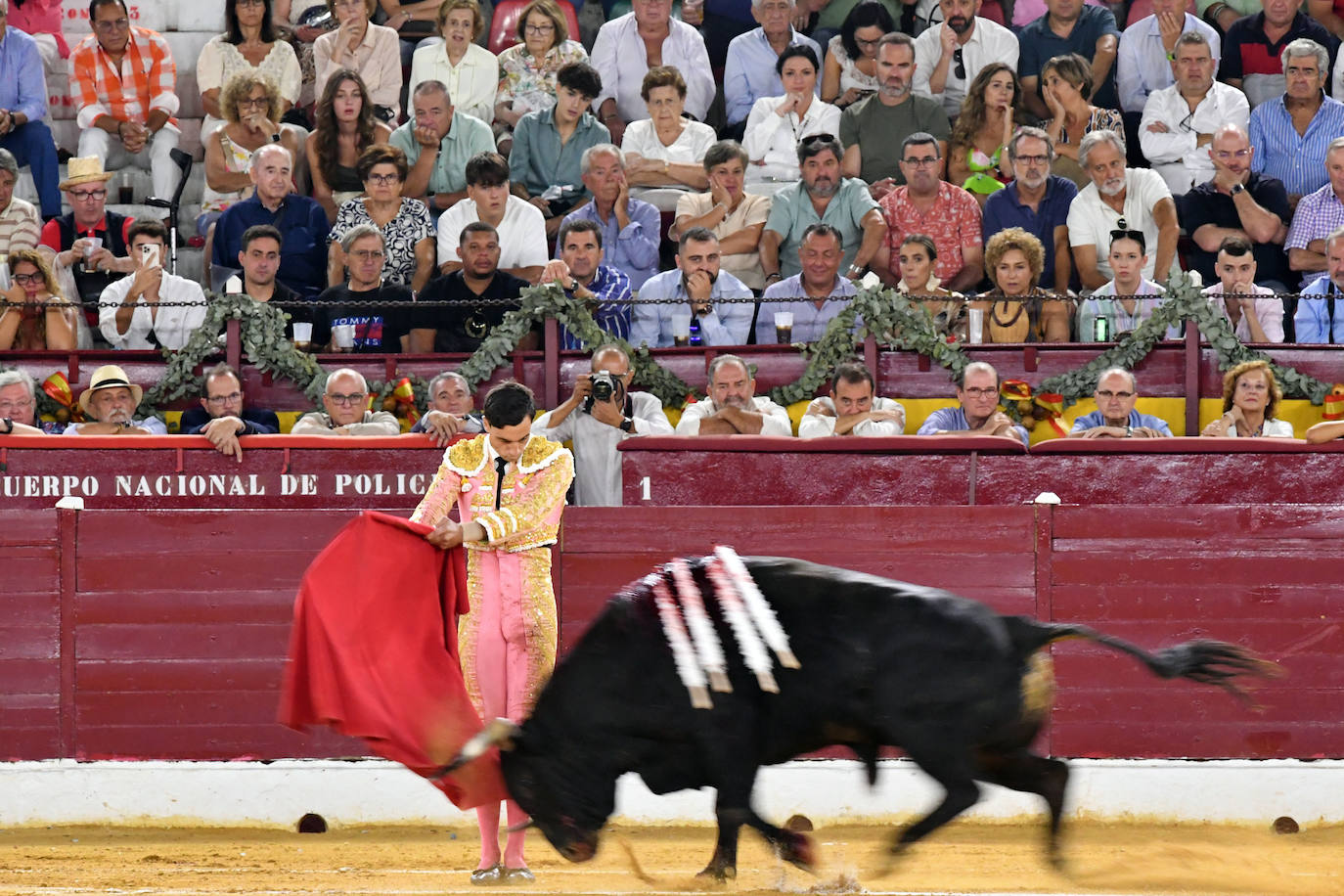 Las imágenes de la corrida de la Romería en Murcia