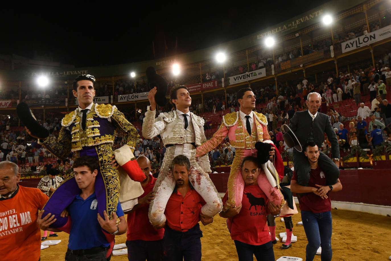 Las imágenes de la corrida de la Romería en Murcia