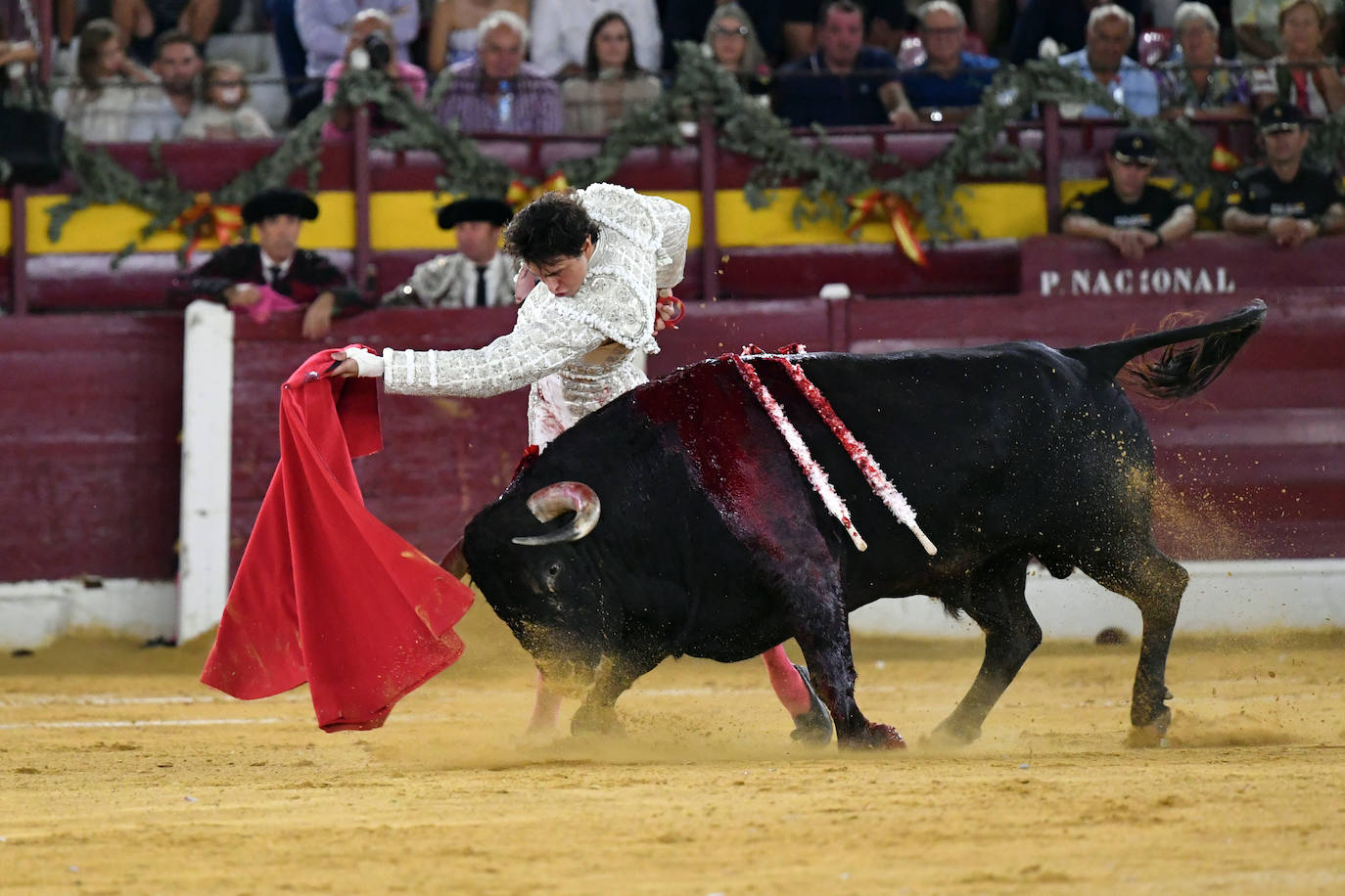 Las imágenes de la corrida de la Romería en Murcia