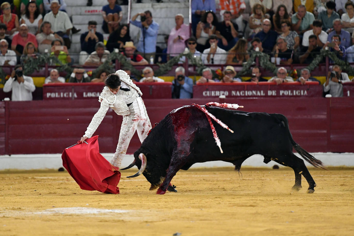 Las imágenes de la corrida de la Romería en Murcia