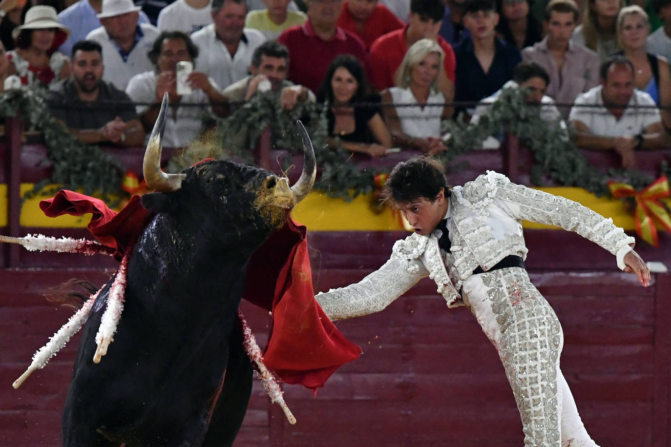 Las imágenes de la corrida de la Romería en Murcia