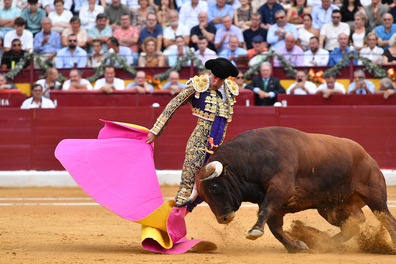 Las imágenes de la corrida de la Romería en Murcia