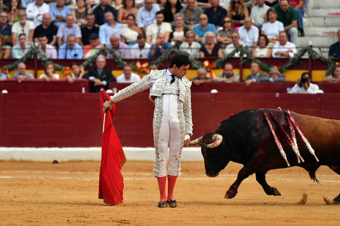 Las imágenes de la corrida de la Romería en Murcia