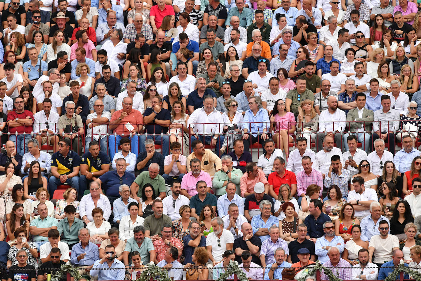 Las imágenes de la corrida de la Romería en Murcia