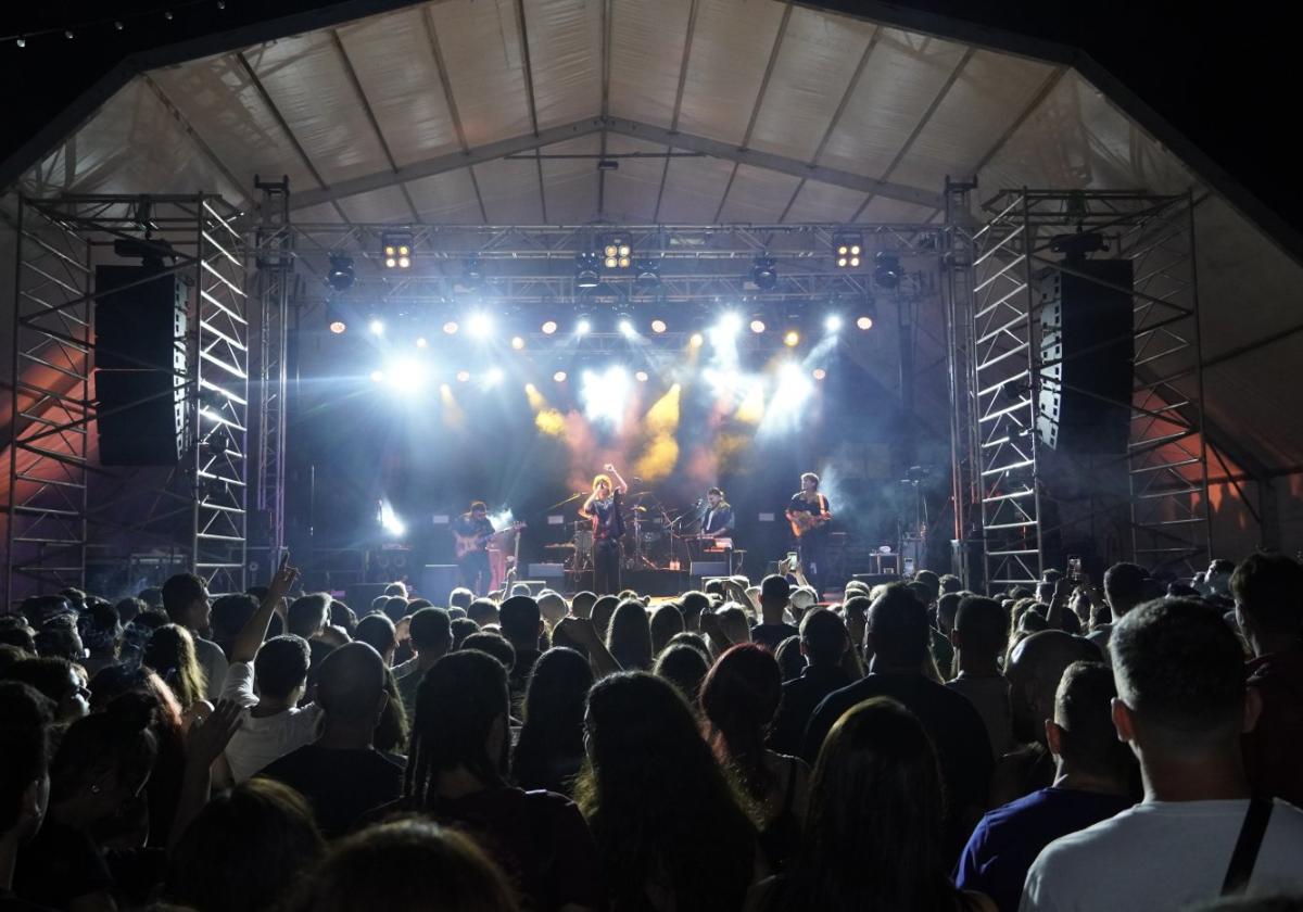 Concierto en la Zona Güertana en las anteriores fiestas.