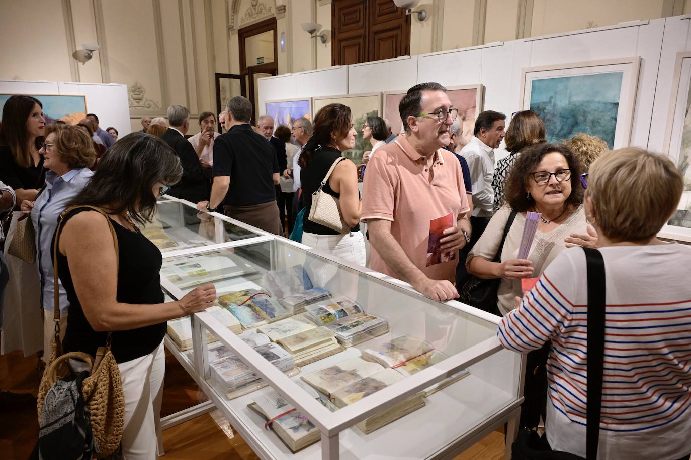 Las imágenes de la inauguración de la exposición de Pedro Cano