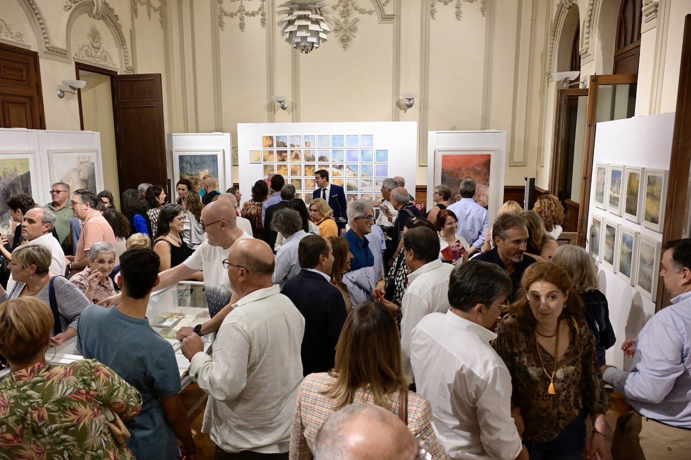 Las imágenes de la inauguración de la exposición de Pedro Cano