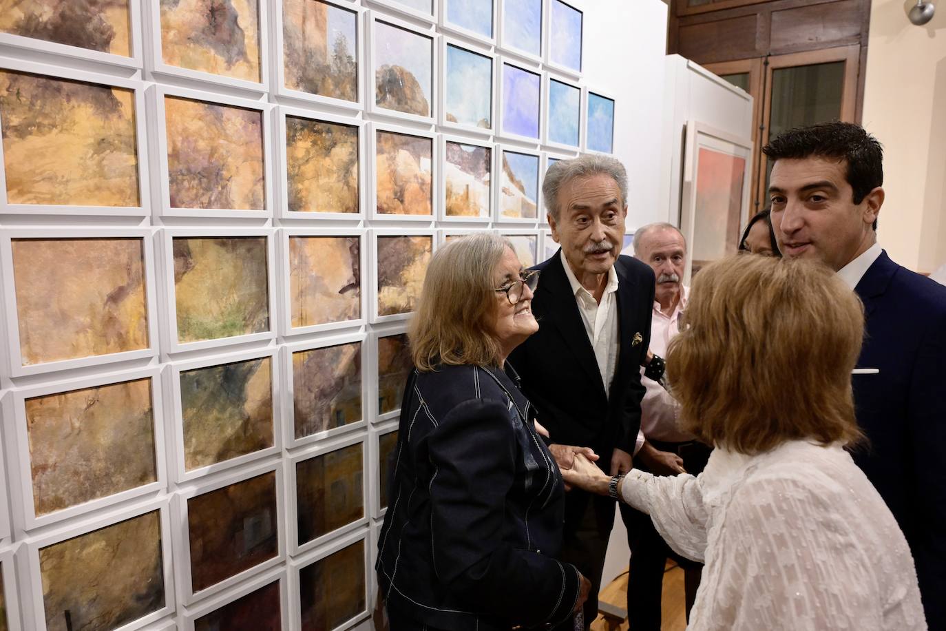 Las imágenes de la inauguración de la exposición de Pedro Cano