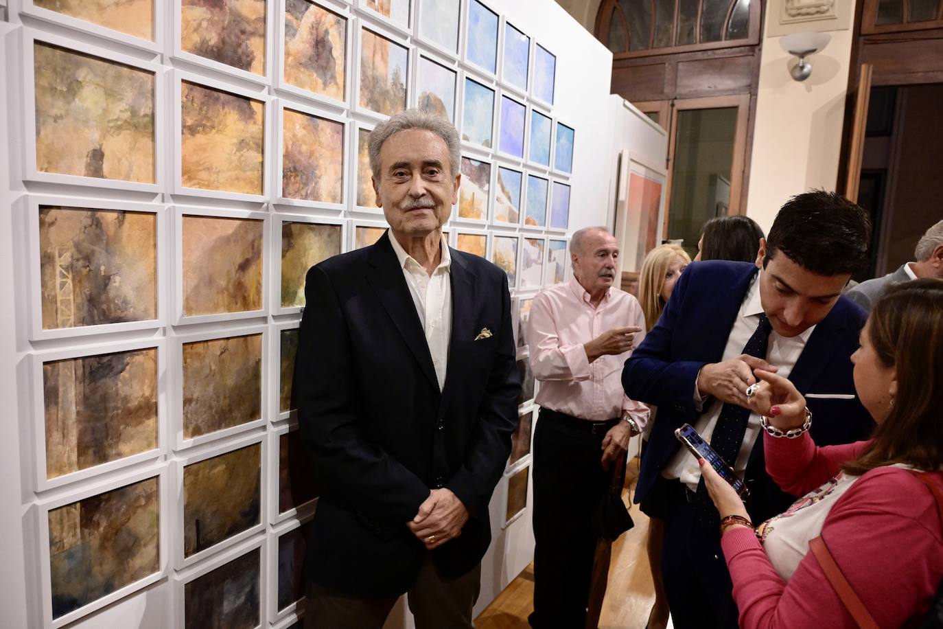 Las imágenes de la inauguración de la exposición de Pedro Cano