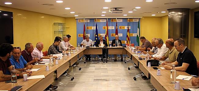 Reunión de la CHS, este jueves.