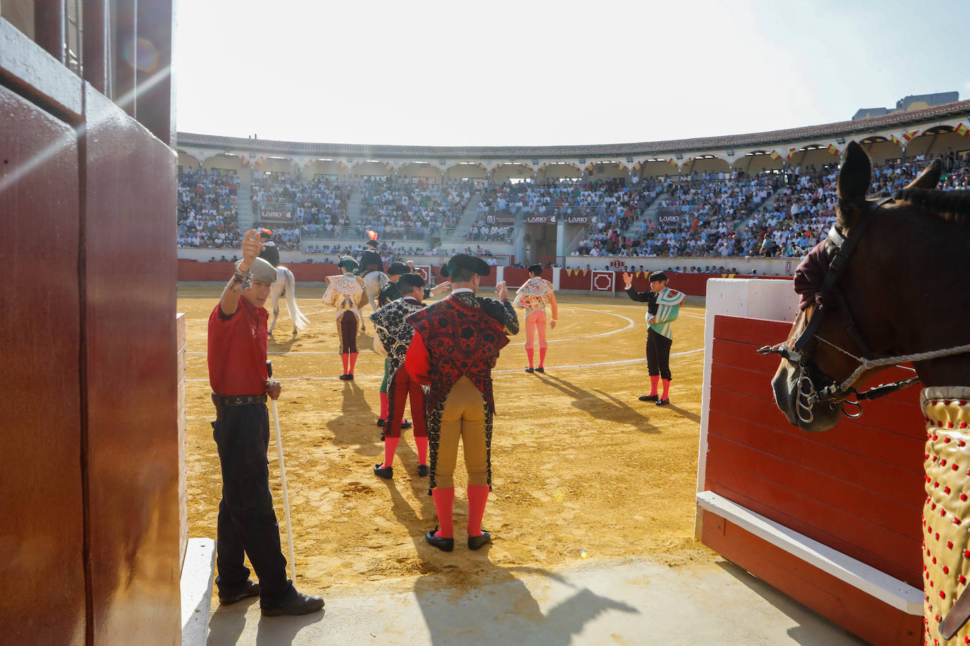 Las imágenes de la corrida de toros en Lorca