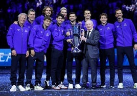 Las imágenes de la victoria de Carlos Alcaraz en la Laver Cup