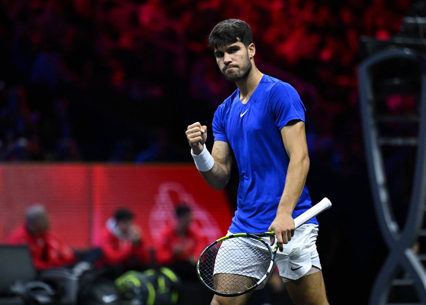 Las imágenes de la victoria de Carlos Alcaraz en la Laver Cup