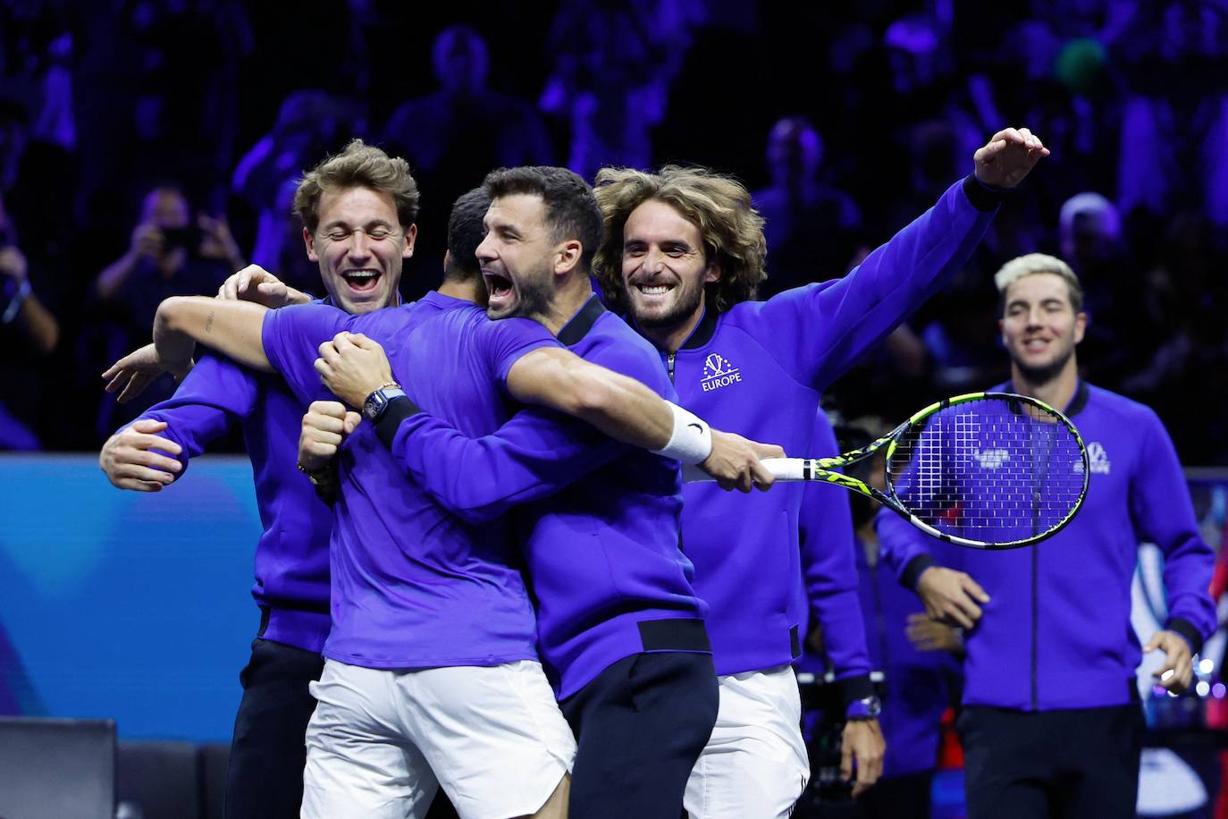 Las imágenes de la victoria de Carlos Alcaraz en la Laver Cup