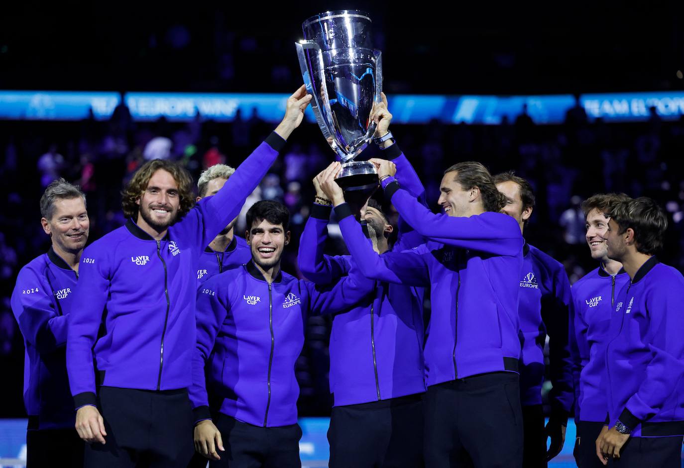 Las imágenes de la victoria de Carlos Alcaraz en la Laver Cup