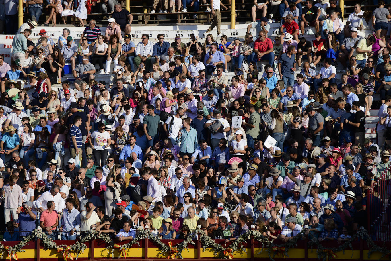 Las imágenes de la corrida de rejones en Murcia