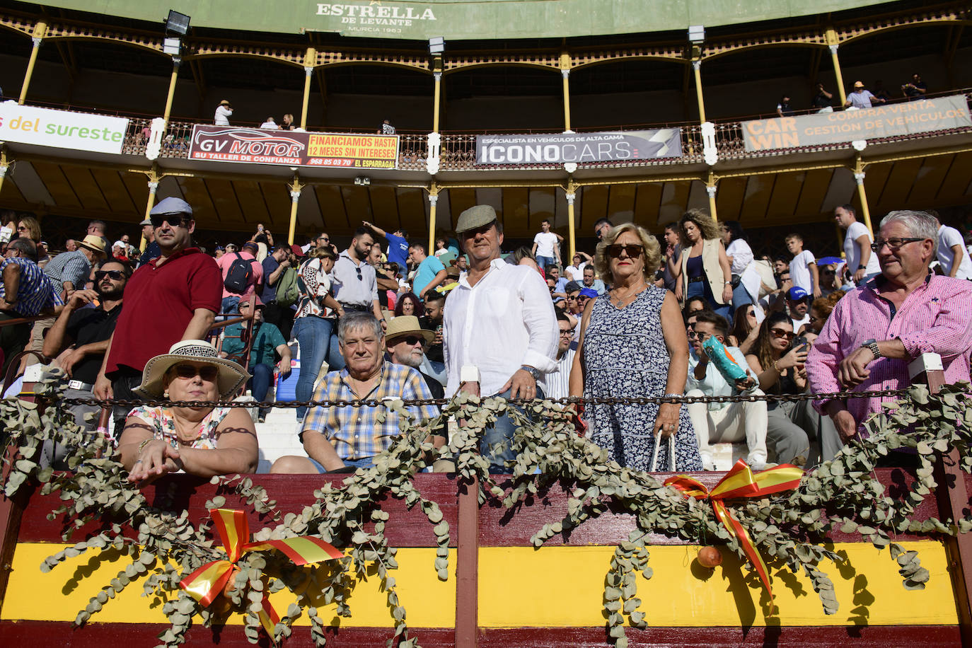 Las imágenes de la corrida de rejones en Murcia