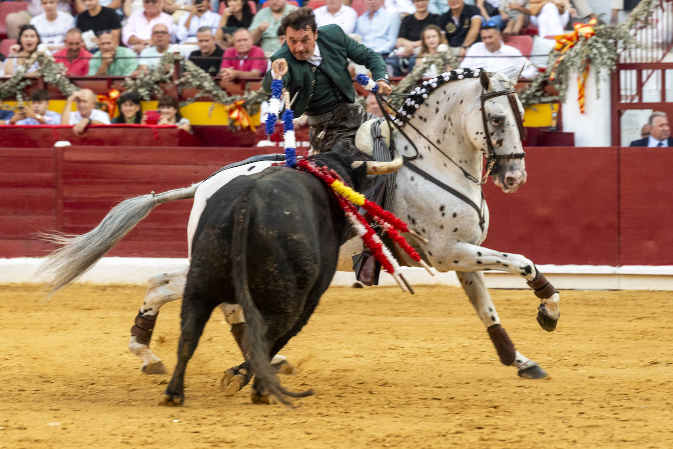 Las imágenes de la corrida de rejones en Murcia