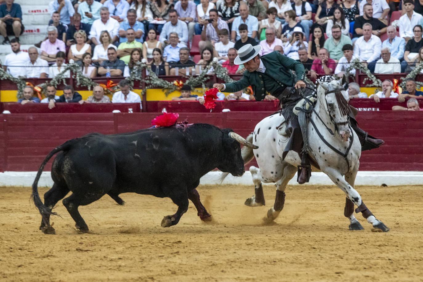 Las imágenes de la corrida de rejones en Murcia