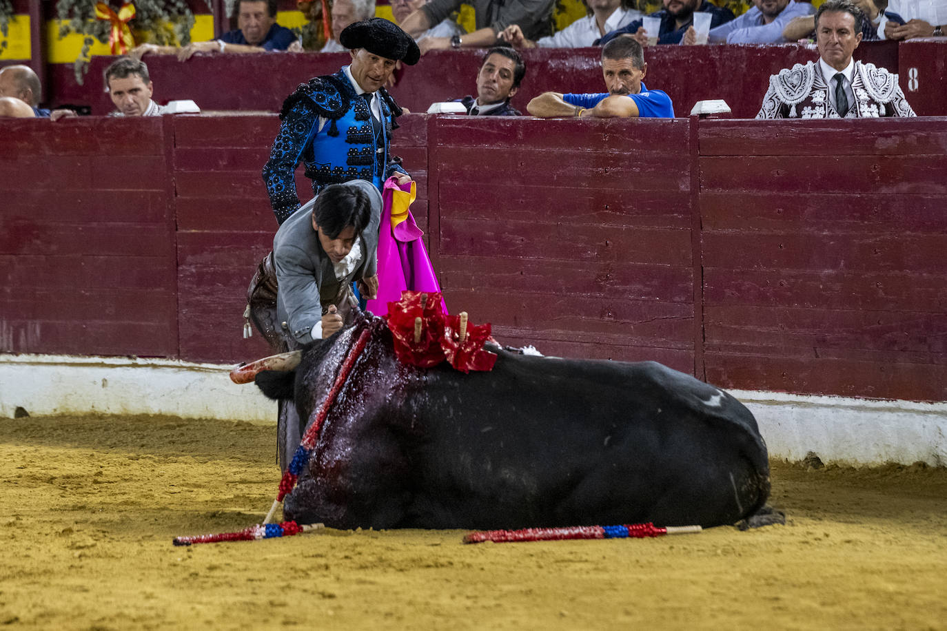 Las imágenes de la corrida de rejones en Murcia