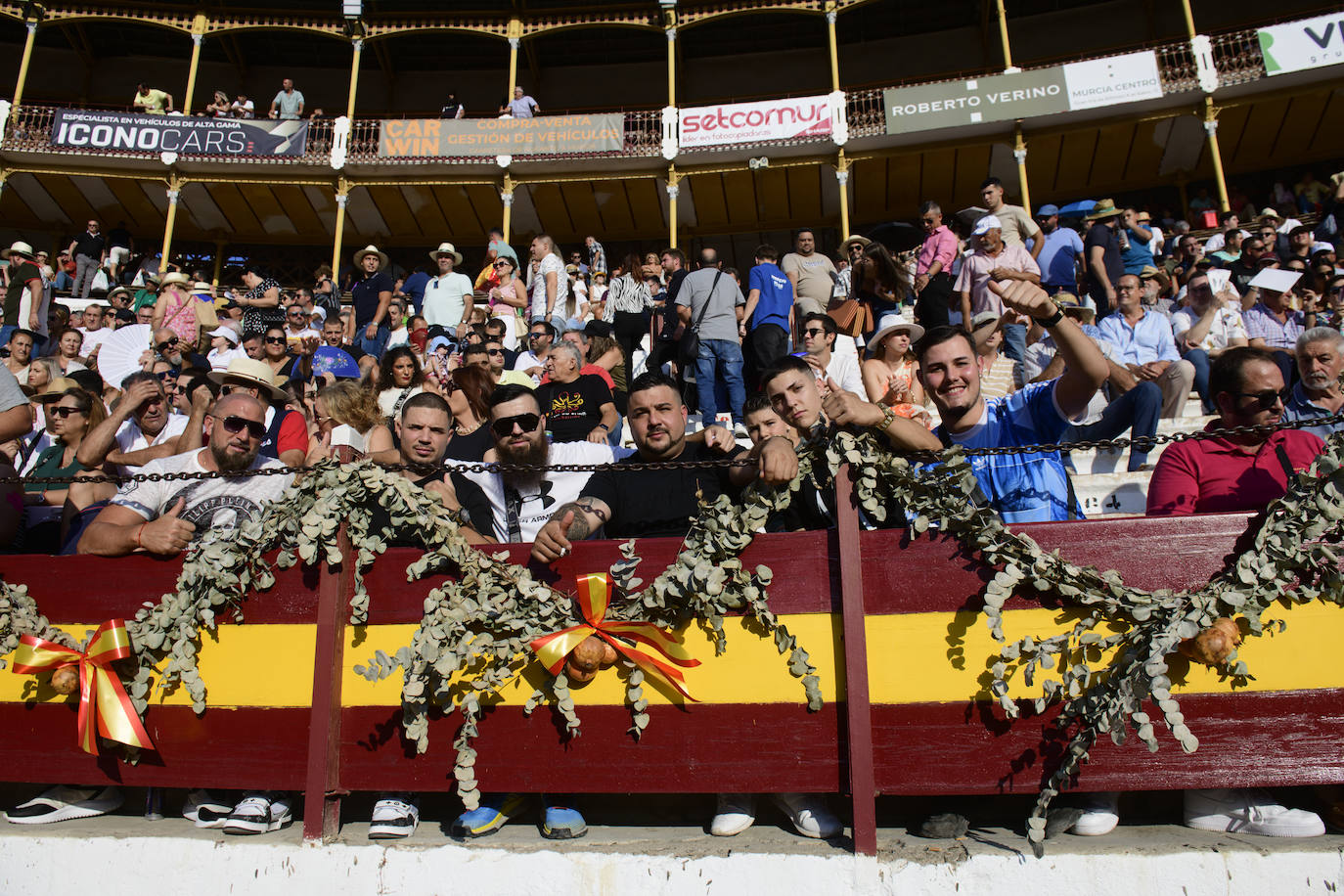 Las imágenes de la corrida de rejones en Murcia