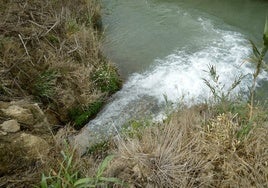 Imagen de archivo de los pozos de sequia del sinclinal de Calasparra.