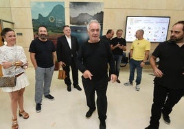 Ferran Adrià a su llegada al Centro de Cualificación Turística.