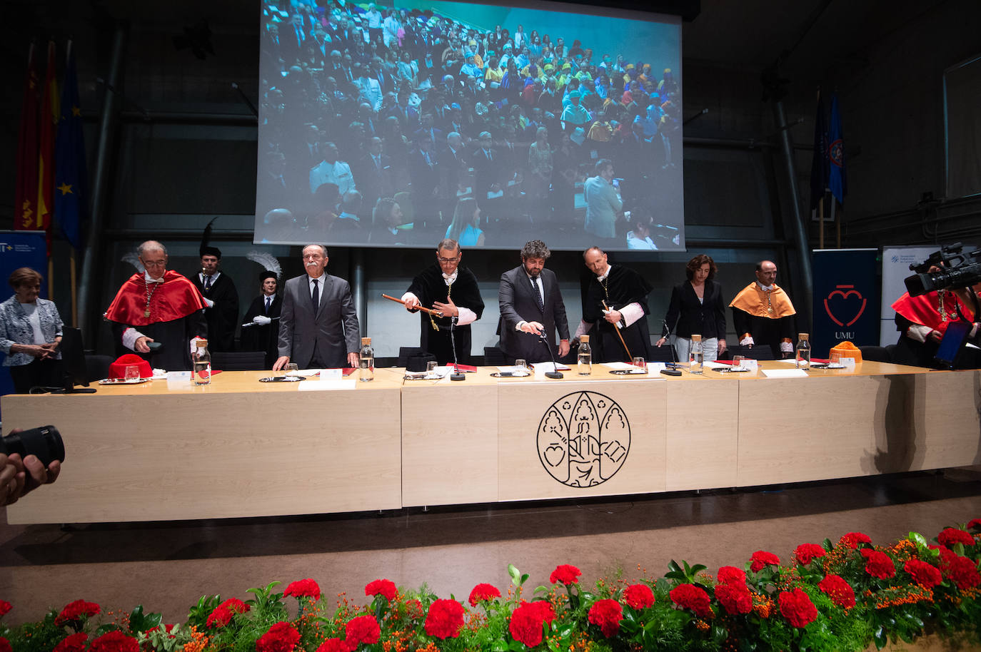 Acto de apertura del curso 2024-2025 de las universidades públicas de la Región de Murcia, en imágenes