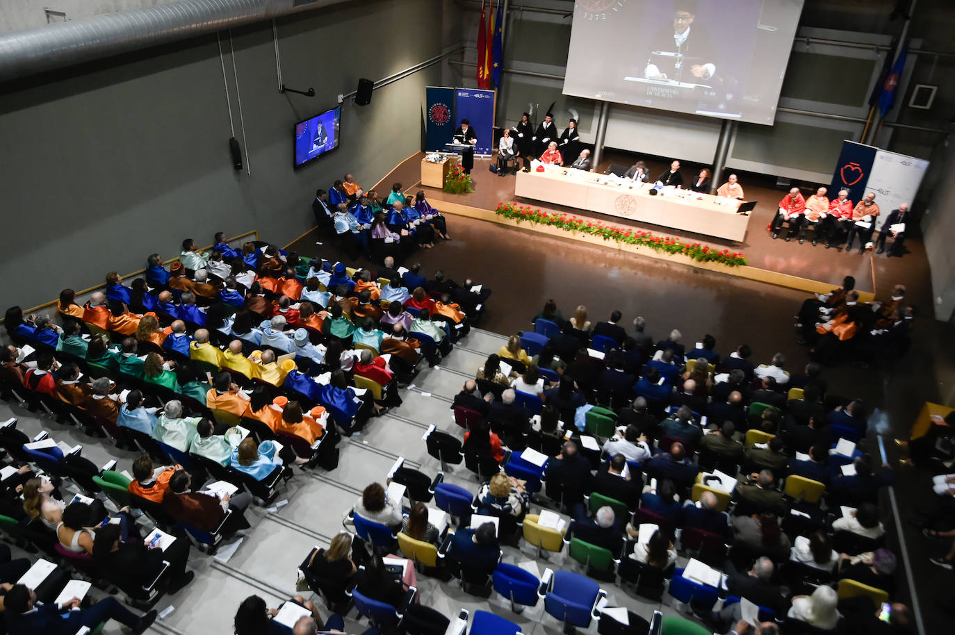 Acto de apertura del curso 2024-2025 de las universidades públicas de la Región de Murcia, en imágenes