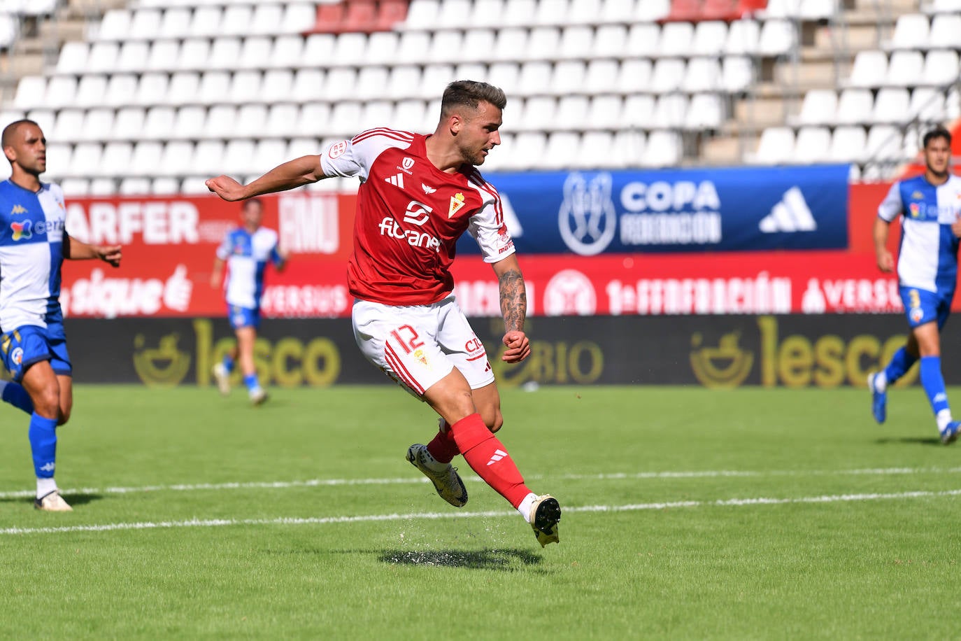 En imágenes, el Real Murcia-Sabadell de Copa Federación