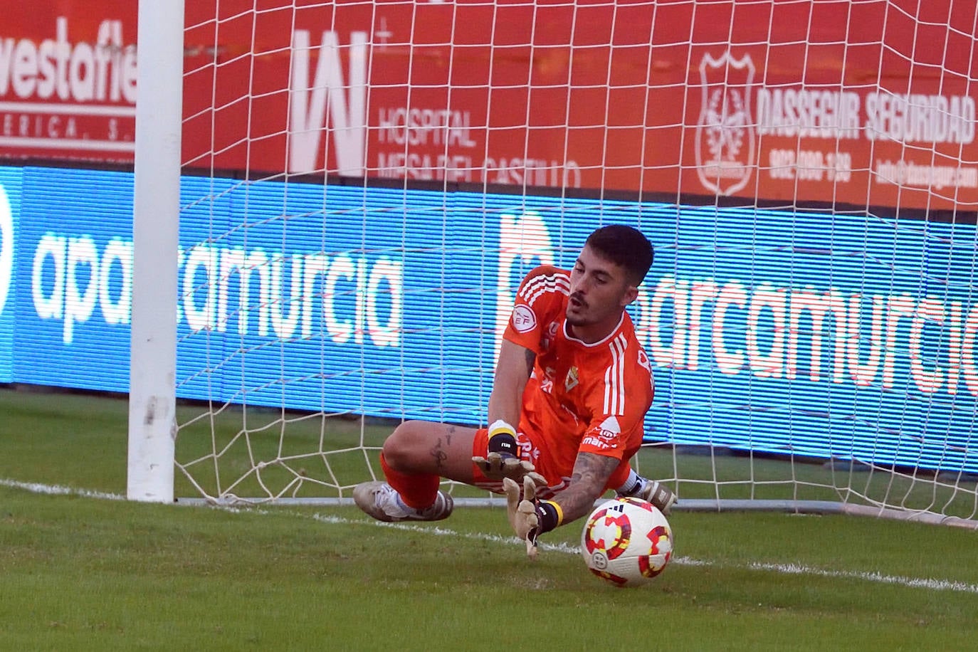 En imágenes, el Real Murcia-Sabadell de Copa Federación