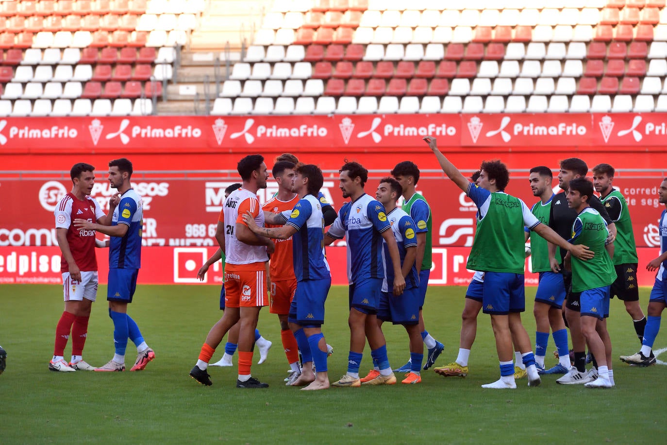 En imágenes, el Real Murcia-Sabadell de Copa Federación