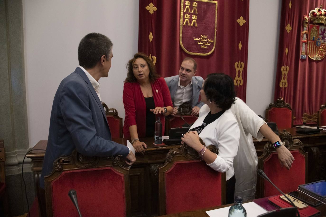 El Pleno Municipal del Ayuntamiento de Cartagena, en imágenes