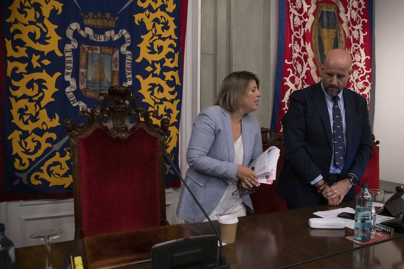 El Pleno Municipal del Ayuntamiento de Cartagena, en imágenes