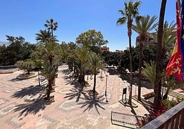 Plaza de la Constitución de Alhama, en una imagen de archivo.